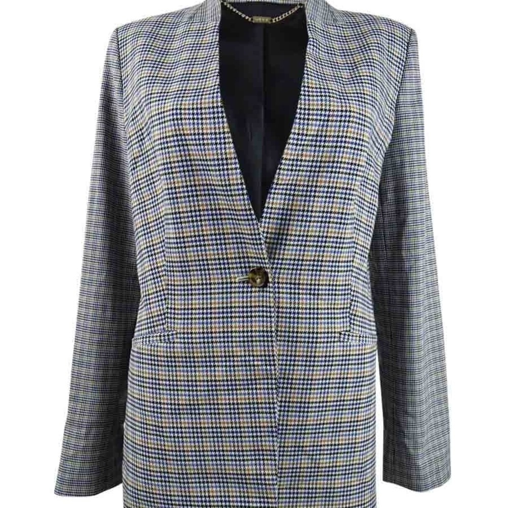 DKNY Checkered Blazer
